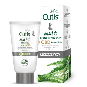 CUTIS Ł - ŁUSZCZYCA maść konopna 20% 120 ml