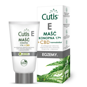 CUTIS E - EGZEMA maść konopna 17% 120 ml